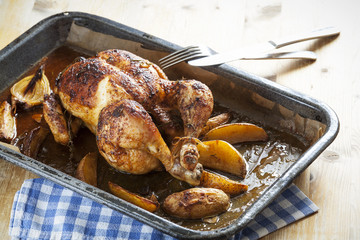 whole roasted chicken