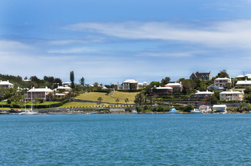 Downtown Hamilton in Bermuda