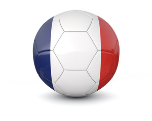 Fototapeta premium France soccer ball 3d render