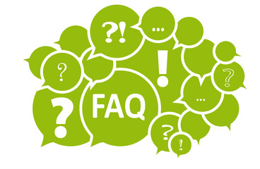 FAQ Fragen Frage - Vektor - obrazy, fototapety, plakaty