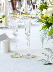 Wedding table setting