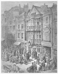 Bishopsgate Street - Gustave Dore's London: a Pilgrimage