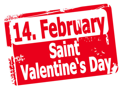 14. February Saint Valentine`s Day