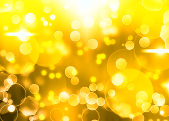 Sfondo oro con bokeh © angiolina