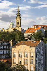Belgrade Downtown - St. Michael's Cathedral Viewed From Branko's