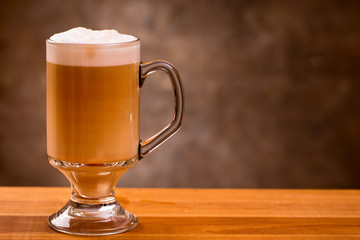 Latte coffee