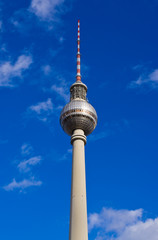 Naklejka premium Fernsehturm tower in Berlin, Germany