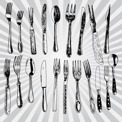 Forks and Spoons - 60466813