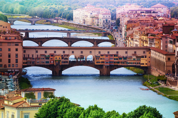 Fototapety  Ponte Vecchio over Arno river