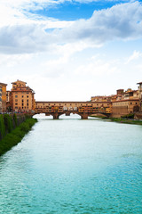 Obraz premium Ponte Vecchio and Arno river