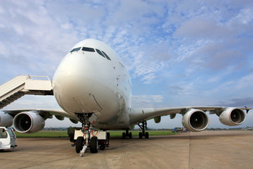 Obraz premium Passenger aircraft A 380