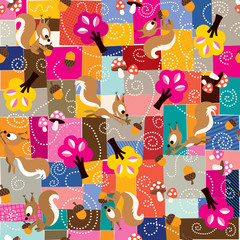 squirrel pattern