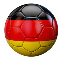 Obraz premium Germany Flag Football
