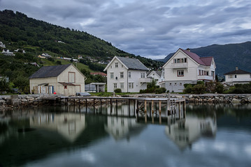 Fototapeta na wymiar Leikanger, Noruega