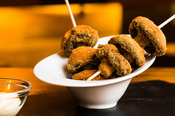 Mushrooms snack