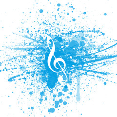 Hintergrund Musik Noten Notenschlüssel