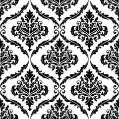 Ornate floral arabesque decorative pattern