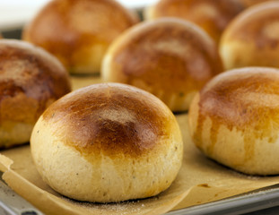 buns fresh from the oven