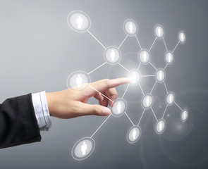 pushing social network structure