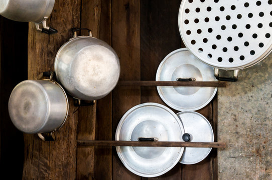 old style kitchenware in Thailand