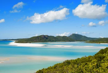 Foto auf Acrylglas Whitehaven Beach, Whitsundays-Insel, Australien Whitehaven beach lagune im nationalpark queensland australien tr