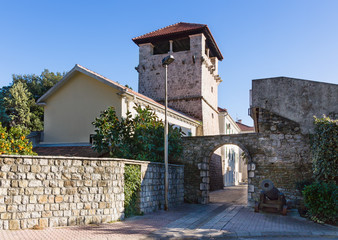 Fototapeta na wymiar Medieval summer house of the Buca family. Tivat. Montenegro