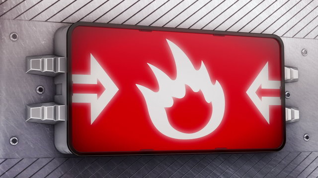 Flame. Looping.