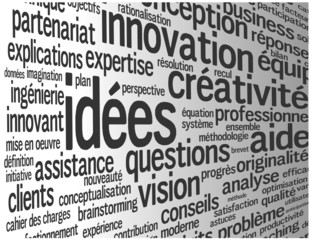 Nuage de Tags "IDEES" (idées solutions innovation créativité)