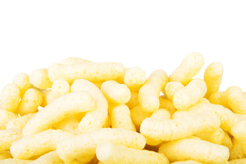 Group of snacks, crisps.