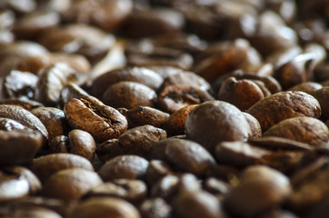 Geröstete Kaffeebohnen