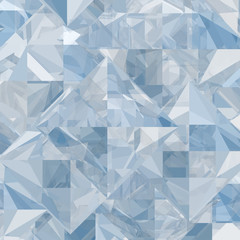 Abstract ice geometric background