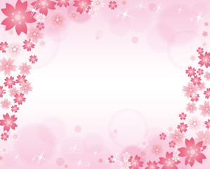 Cherry blossoms background Vector