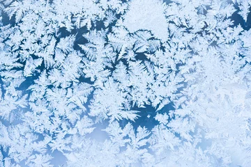 Fototapete Nördlicher Polarkreis Frost pattern