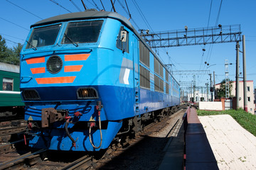 Obraz premium Electric locomotive
