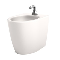 realistic 3d render of bidet