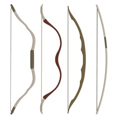 realistic 3d render of bows