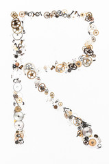 alphabet clock parts