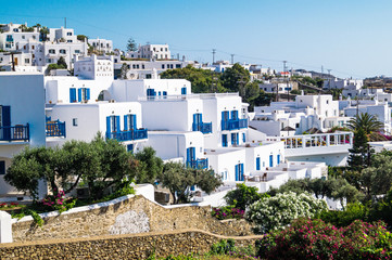 Fototapeta premium Traditional greek house on Mykonos island, Greece