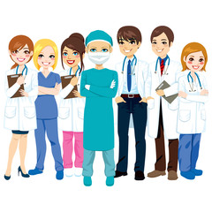 Obraz premium Hospital Medical Team