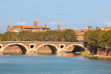 Obraz premium Cityscape of Toulouse
