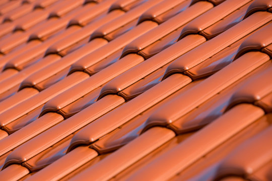 Rote Dachziegel