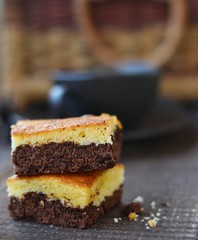 Chocolate and coffee brawnie