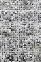Fototapeta premium Gray mosaic tile