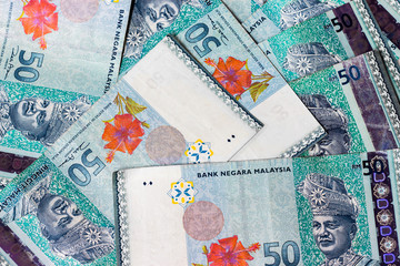 Malaysian ringgit money notes