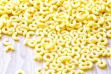 Italian Macaroni Pasta raw food