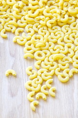 Italian Macaroni Pasta raw food