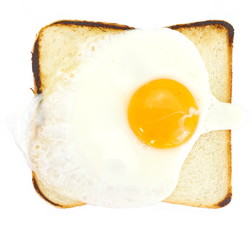 toast with fried egg