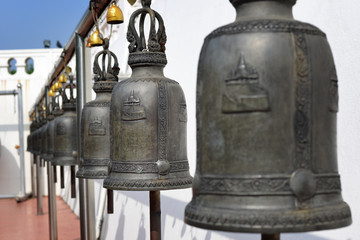 Religious bells in temple