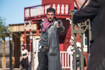 Sheriff in Shoot Out With Bandit