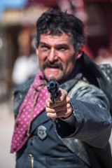 Sheriff Points Gun